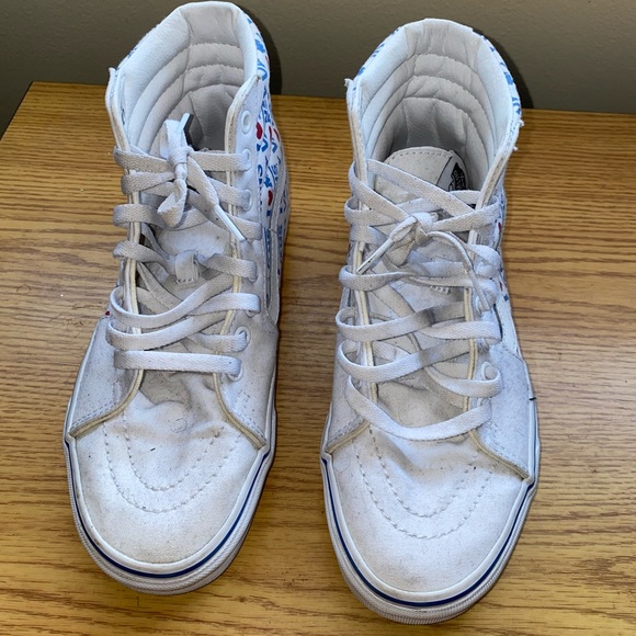 White Vans Sneakers - Picture 3 of 4